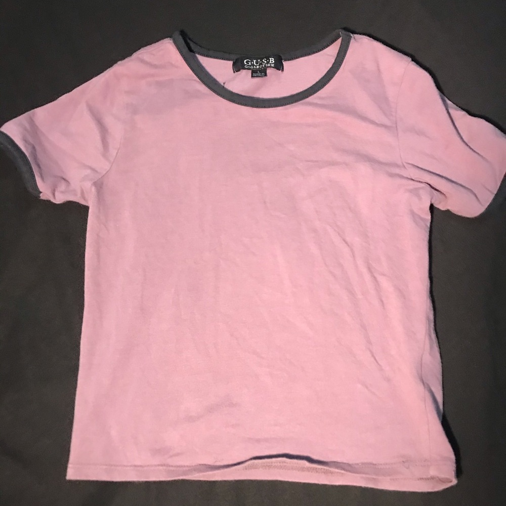 Juniors Purple crop top